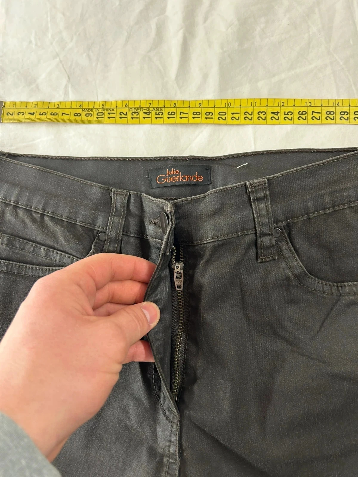 Vintage high-waisted Julie Guerlande jeans – photo 8